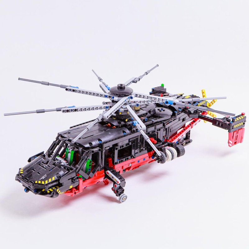 Lego Lockheed Martin Sikorsky S-97 Raider (42082 Rough Terrain Crane c-model)
