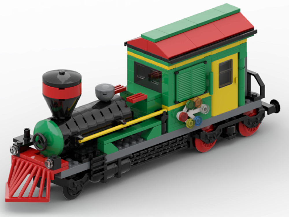 Lego Christmas train - Locomotive