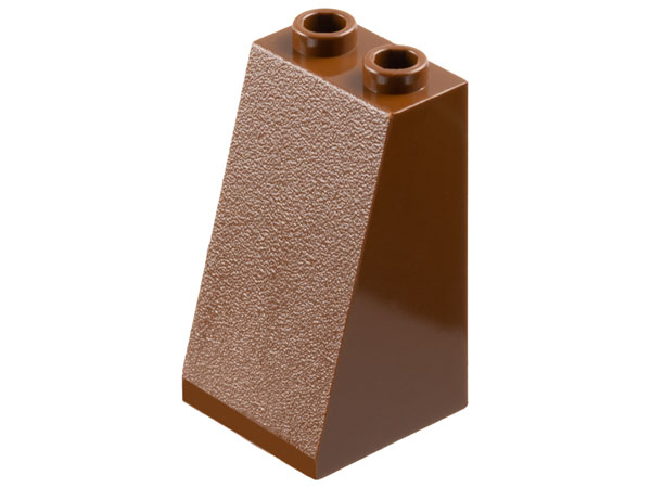 Lego Slope 75 2 x 2 x 3 - Hollow Studs / Brown