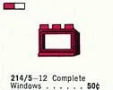 1 x 3 x 2 Window in Frame
