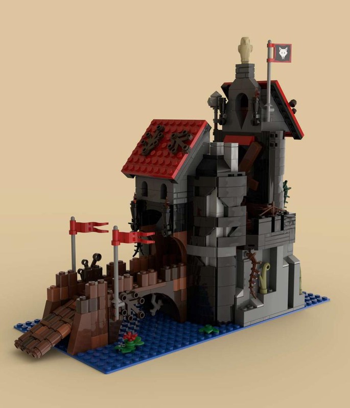 Lego Abandoned Wolfpack Tower - 6075