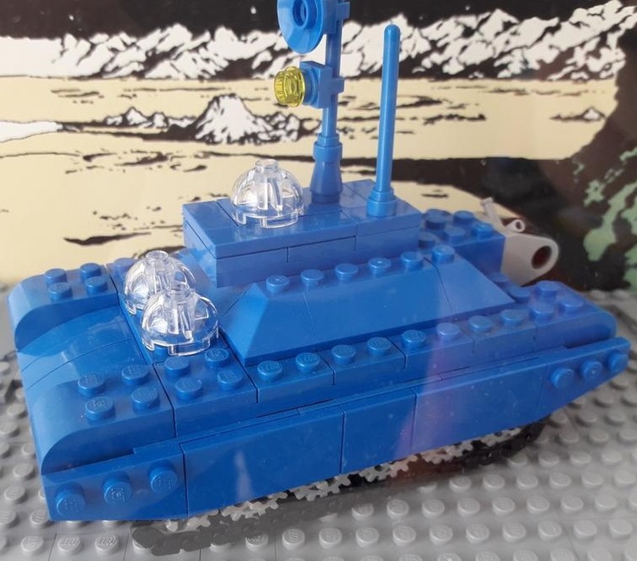 Lego adventures of Tintin - the lunar tank