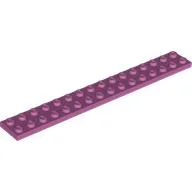 Plate 2 x 16 / Medium Dark Pink
