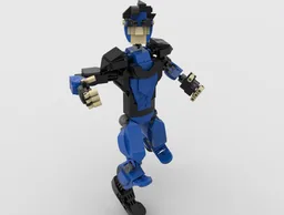 Invincible Black Suit Buildable Figure