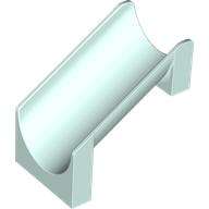 Lego Slide Straight 4 x 6 x 6 / Light Aqua