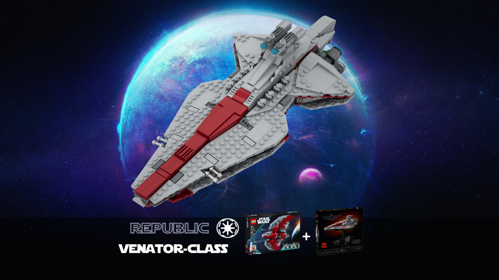 Lego Midi Venator-Class - 75362 + 75404 alternative