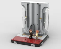 Coruscant Temple Corridors (16x16 Diorama Series)