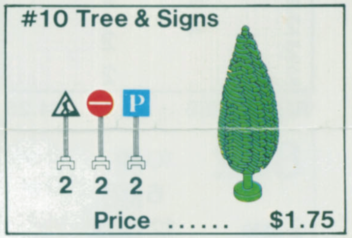 Lego Tree and Signs