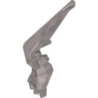 Lego Large Figure Weapon Blade, Angled / Flat Silver