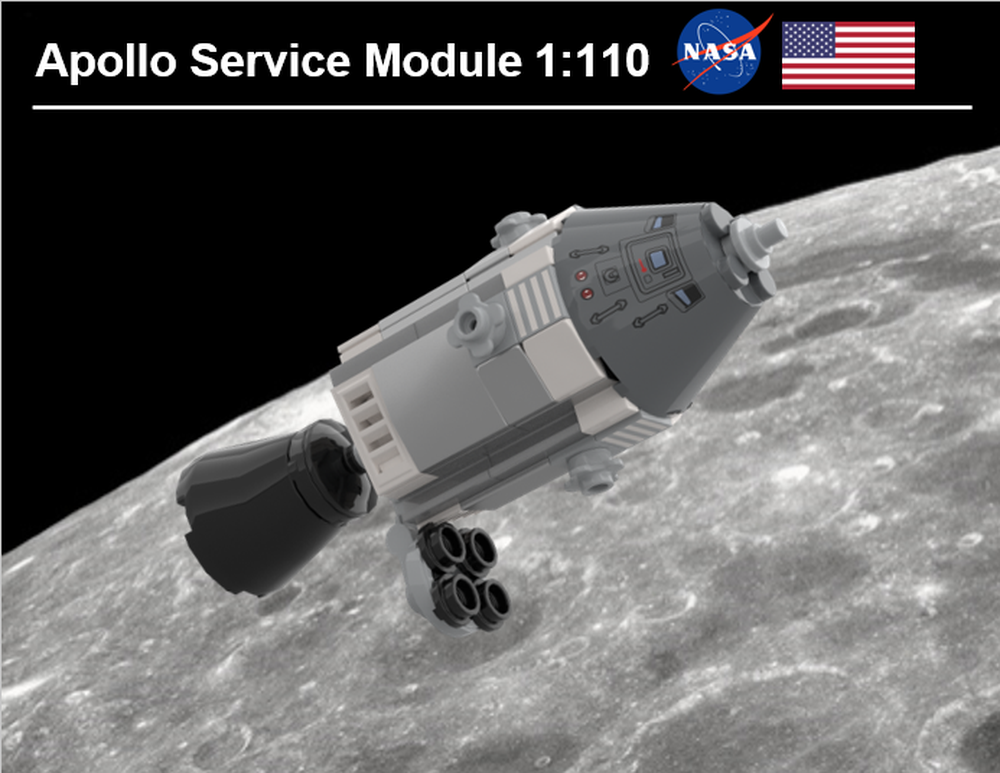 Lego Apollo Service Module 1:110