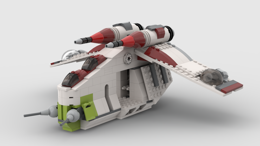 Lego Scaled Down Republic Gunship