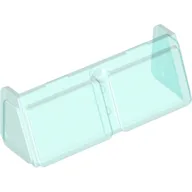 Glass for Windscreen 2 x 6 x 2 / Trans-Light Blue