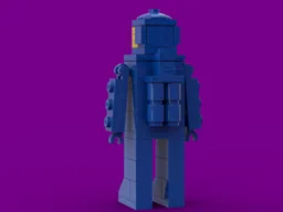 Blue Classic Space Guy - Brickfigure