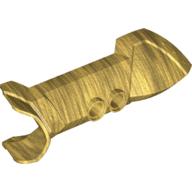 Lego Large Figure Limb Cover, Armor, Leg / Shin Guard Type 1 / Pearl Gold