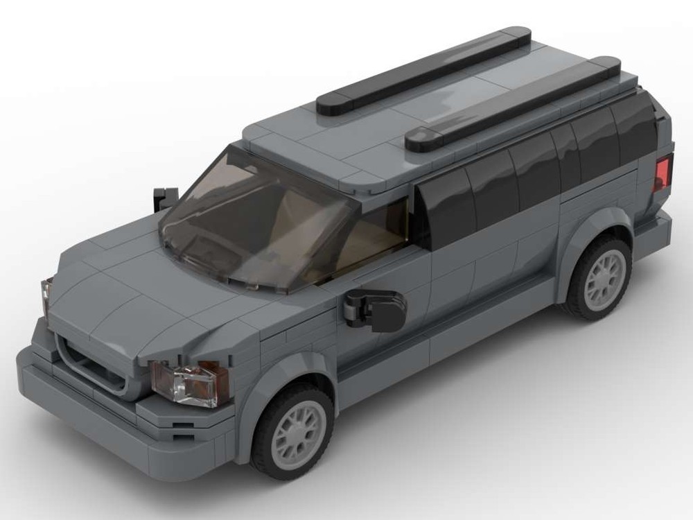 Lego Bob & Weave Grand Caravan - Dark Bluish Gray - 8 Stud Speed Champions