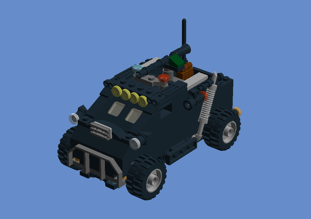 Lego Armored "Frogmouth" Combat Vehicle (SWAT Version)