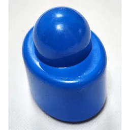 Primo Brick, Oval 1 x 1 / Sky Blue