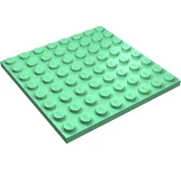 Plate 8 x 8 / Medium Green
