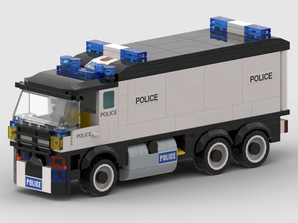 Lego MOC of Set 6681 Police Van in 6W