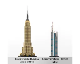 Commerzbank Tower 1:800 Scale