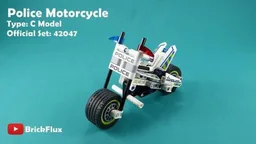 Police Motorcycle 42047 C Model