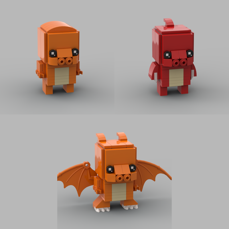 Lego Charmander Evolution (Pokémon)