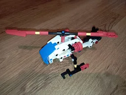 Helicopter with Engine