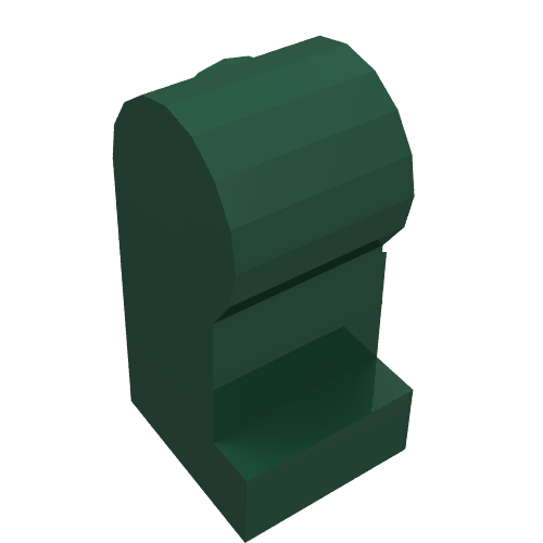 Lego Leg, Right / Dark Green