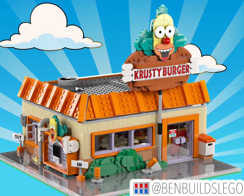 Lego Modular Krusty Burger