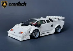 Lamborghini Countach - Speed Champions 8 Studs wide