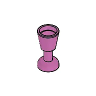 Equipment Goblet / Glass / Medium Dark Pink