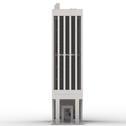 Cheap white skyscraper