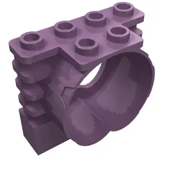 Aero Tube Joiner 2 x 4 x 3 / Sand Purple