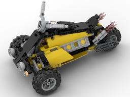 Three wheels v10 engine