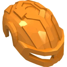 Large Figure Helmet / Orange