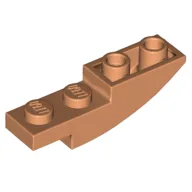 Brick Curved Inverted 4 x 1 / Nougat