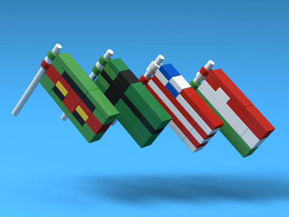 Lego Daily Bugle Flag Additions