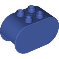 Lego Duplo Brick 2 x 4 x 2 Rounded Ends / Violet