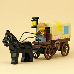 Medieval merchant wagon