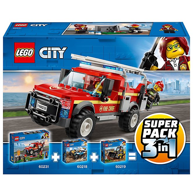 Lego City Vehicles Super Pack 3-in-1