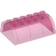 Trunk / Chest Lid 4 x 6 x 1 2/3 / Trans-Dark Pink
