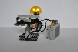 Flashing alarm light mechanism