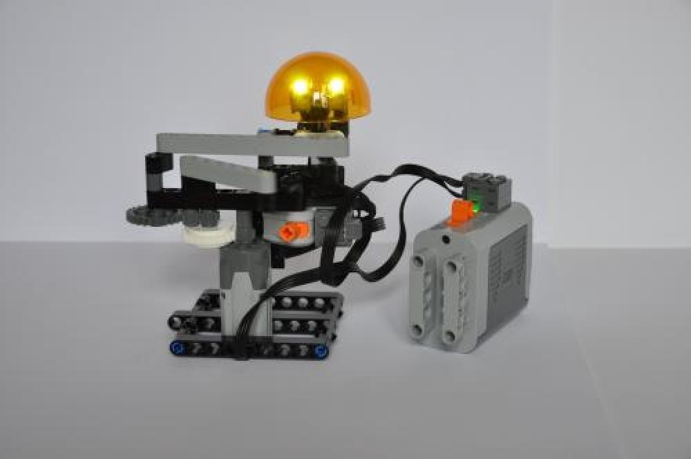 Lego Flashing alarm light mechanism