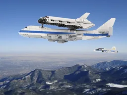NASA Space Shuttle Carrier Aircraft 747