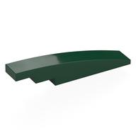Lego Brick Curved 1 x 6 / Dark Green