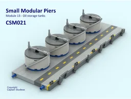 Small Modular Piers - Oil Storage Tanks - CSM021