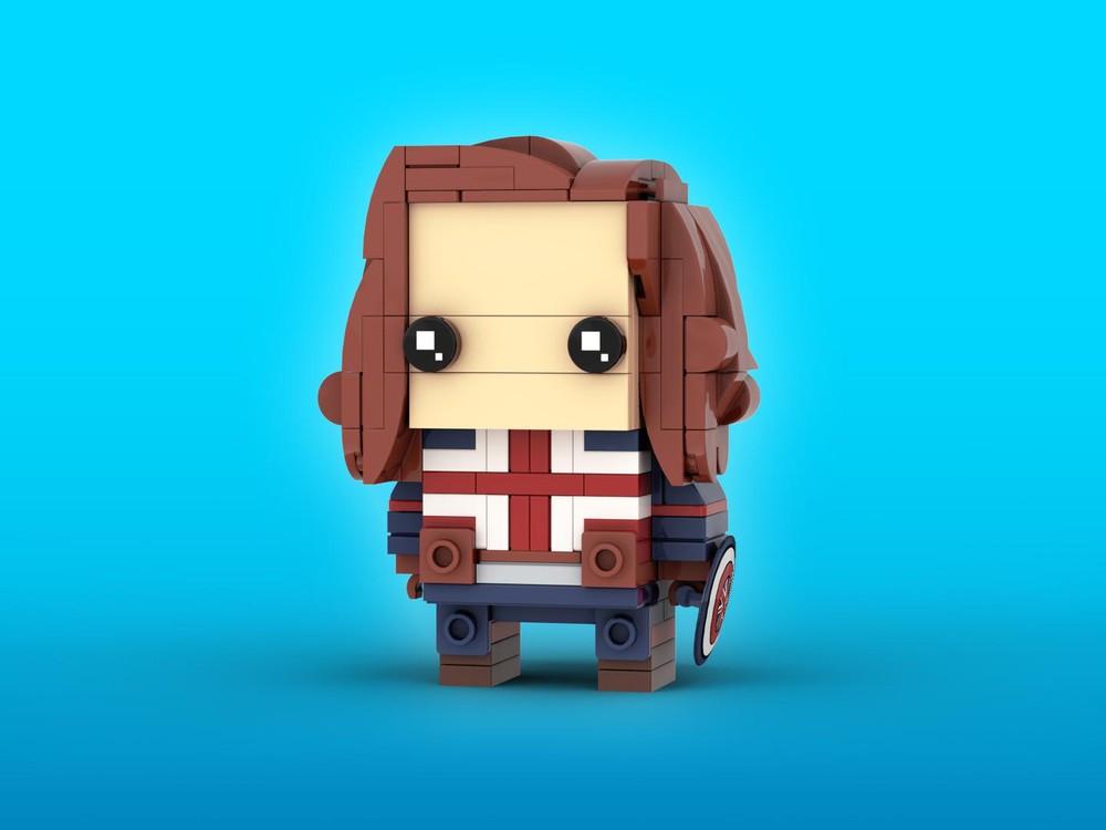 Lego Captain Carter Brickheadz LEGO MOC - Marvel Studios Doctor Strange in the Multiverse of Madness