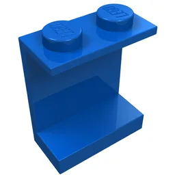 Panel 1 x 2 x 2 [Solid Studs] / Blue