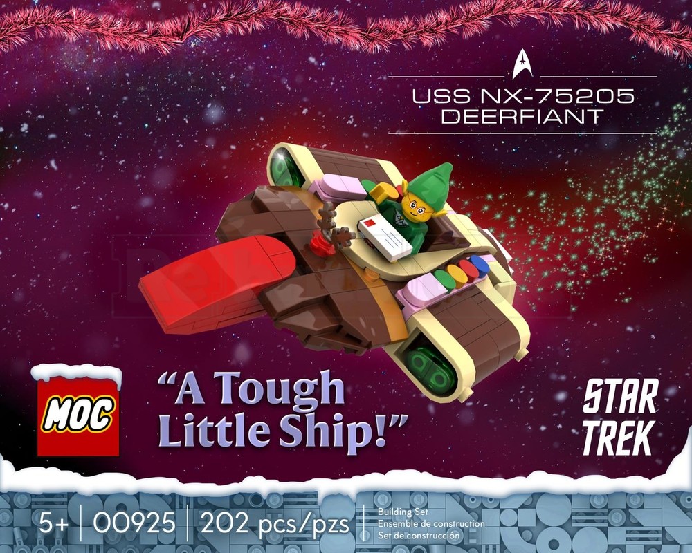 Lego The USS Deerfiant, A Star Trek Christmas Special