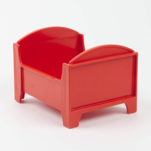 Lego Duplo Doll Bed Small / Red